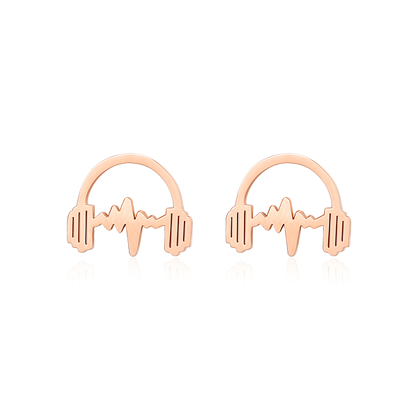 

PandaHall Fashionable Stainless Steel Earbuds for Women's Daily Wear Stainless Steel
