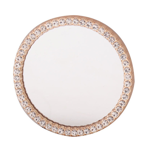 

PandaHall Miniature Alloy Mirrors, for Dollhouse Wall Decoration, Round Pattern, 55mm Alloy Round