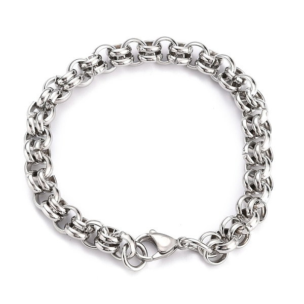 304 Stainless Steel Rolo Chain Bracelets