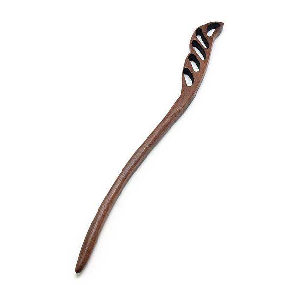 

PandaHall Swartizia Spp Wood Hair Sticks, Dyed, Coconut Brown, 175x17x7mm Wood Brown
