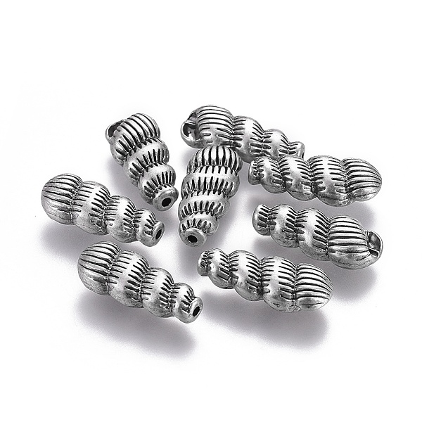 

PandaHall Tibetan Style Alloy Beads, Lead Free & Nickel Free & Cadmium Free, Conch, Thai Sterling Silver Plated, 24.5x10x7mm, Hole: 1.8mm...