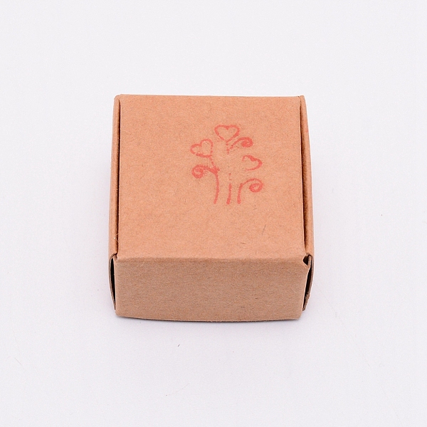 

PandaHall Resin Chapter, DIY Handmade Resin Soap Stamp Chapter, Square, Heart Pattern, 22x23x23mm Resin Heart