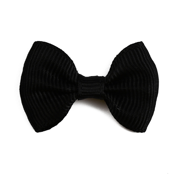 

PandaHall Cloth Bowknot Tie, Costume Accessories, Black, 23.5x36x5.5mm Cloth Bowknot Black