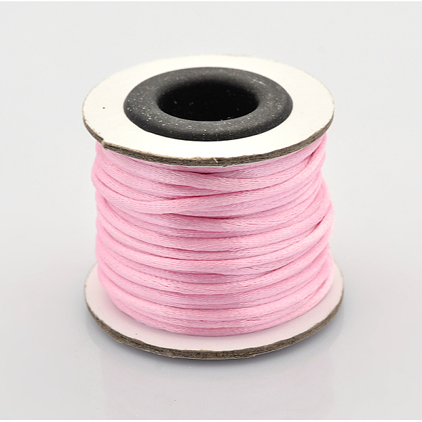 

PandaHall Macrame Rattail Chinese Knot Making Cords Round Nylon Braided String Threads, Pearl Pink, 2mm, about 10.93 yards(10m)/roll Nylon...