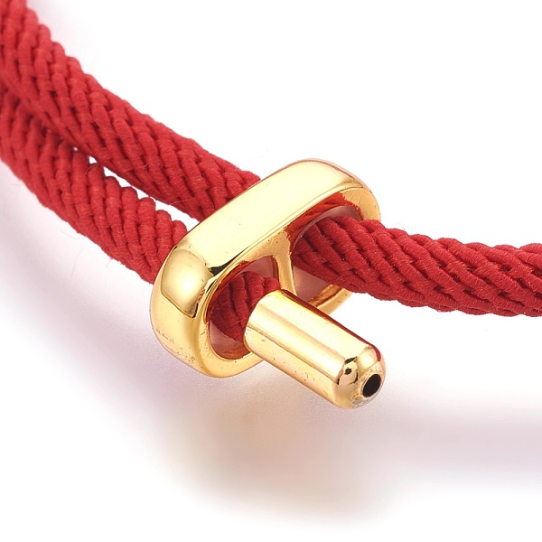 Adjustable Cotton Twisted Cord Bracelet Making