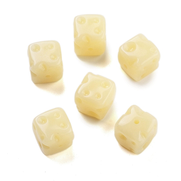 

PandaHall Opaque Acrylic Beads,Cheese, Lemon Chiffon, 10.5x9.5x9.5mm, Hole: 1.2mm Acrylic Square