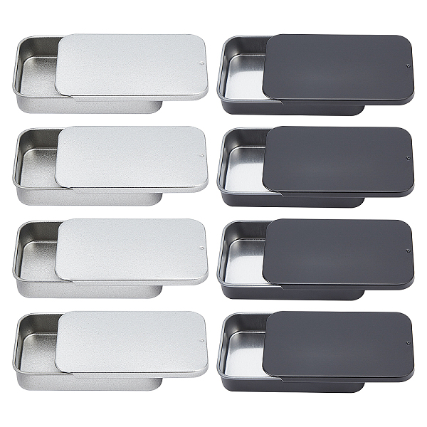 8PCS 2 Colors Tinpl… - image