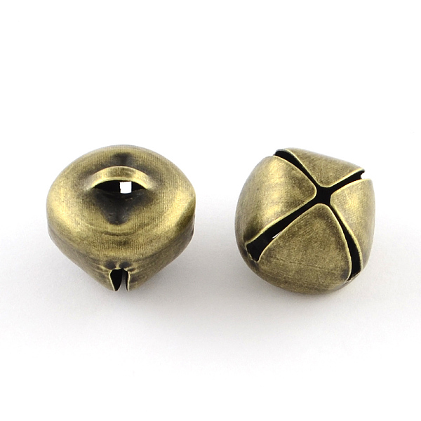 

PandaHall Iron Bell Charms, Antique Bronze, 13x12.5x12.5mm, Hole: 4.5x3mm Iron Bell