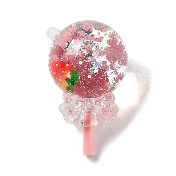 

PandaHall Acrylic Pendants, with Plastic, Lollipop, Cerise, 64x38mm, Hole: 2mm Acrylic Lollipop Red