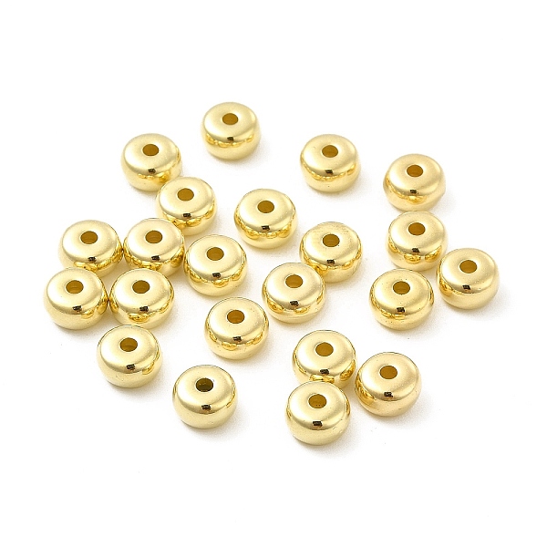 

PandaHall CCB Plastic Beads, Abacus, Golden, 7x4mm, Hole: 1.8mm Plastic Rondelle