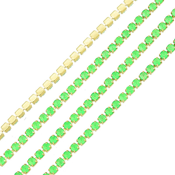 Brass Rhinestone St… - image