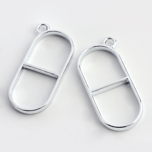 

PandaHall Rack Plating Alloy Open Back Bezel Pendants, For DIY UV Resin, Epoxy Resin, Pressed Flower Jewelry, Hollow, Cadmium Free & Nickel...