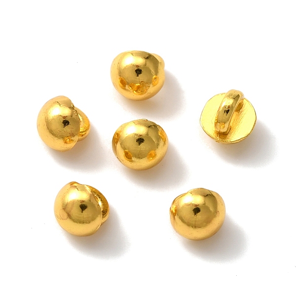 

PandaHall Mini Alloy Shank Buttons, 1-Hole, Mushroom, for DIY Doll Clothes, Golden, 4x4mm, Hole: 1.2mm Alloy Mushroom