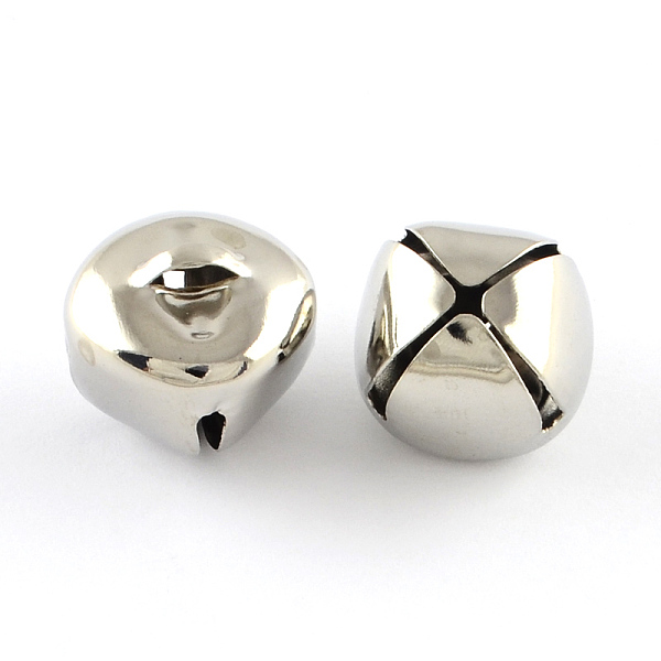 

PandaHall Iron Bell Charms, Platinum, 13x12.5x12.5mm, Hole: 4.5x3mm Iron Bell
