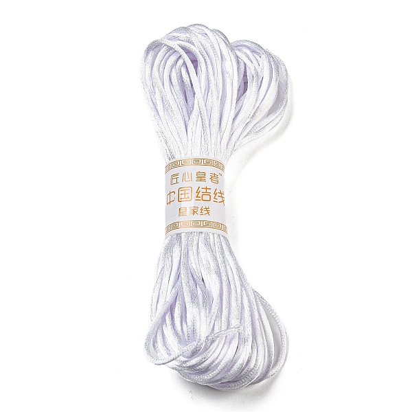 

PandaHall Polyester Embroidery Floss, Cross Stitch Threads, WhiteSmoke, 3mm, 20m/bundle Polyester White