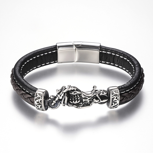 Geflochtene Lederarmbänder Für Herren