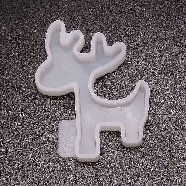 

PandaHall DIY Mobile Phone Holders Silhouette Silicone Mold, Resin Casting Molds, For UV Resin, Epoxy Resin Jewelry Making, Deer, White...