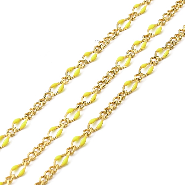 Brass Enamel Figaro Chains