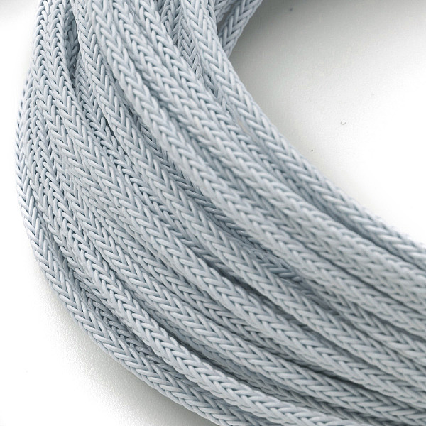 

PandaHall Braided Steel Wire Rope Cord, White, 2x2mm, 10m/Roll Steel White