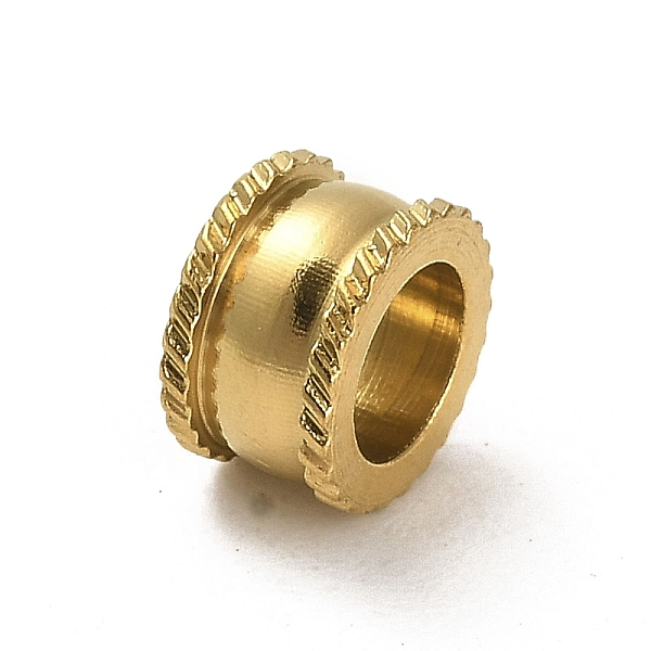 

PandaHall 304 Stainless Steel European Beads, Large Hole Beads, Column, Golden, 8x5mm, Hole: 5.2mm 304 Stainless Steel Column