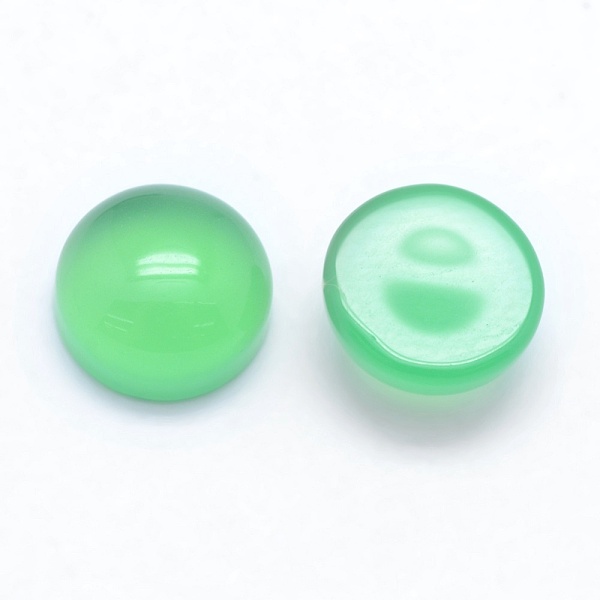 

PandaHall Natural Agate Cabochons, Flat Round, Dyed & Heated, 8x3~4mm Natural Agate Flat Round