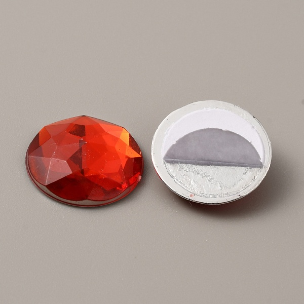 

PandaHall Self-Adhesive Acrylic Rhinestone Stickers, for DIY Decoration and Crafts, Faceted, Half Round, Ruby, 20x5.5mm Acrylic Half Round..., Red