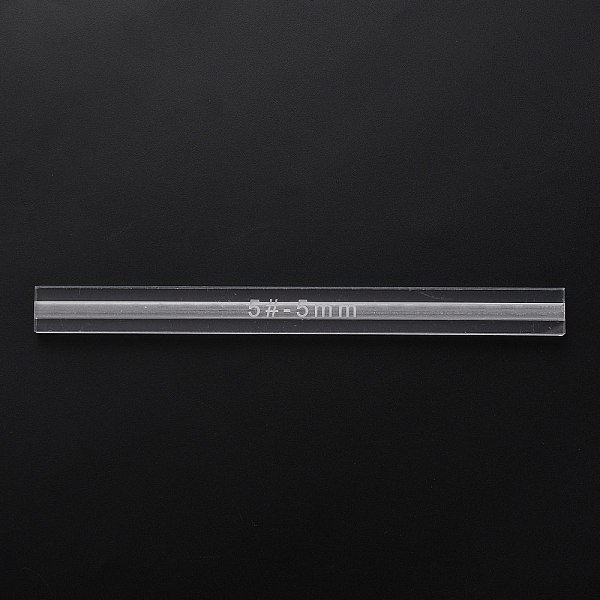 

PandaHall Acrylic Spill Tool, for Zipper Rubberizing, Rectangle, Clear, 19.7x1.7x0.8cm Acrylic Clear
