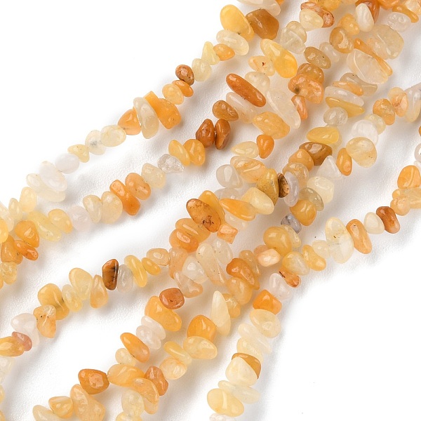 

PandaHall Natural Yellow Aventurine Beads Strands, Chip, 1.5~4.5x3~13x2.5~8mm, Hole: 0.6mm, 30.94~31.97 inch(78.6~81.2cm) Yellow Aventurine...