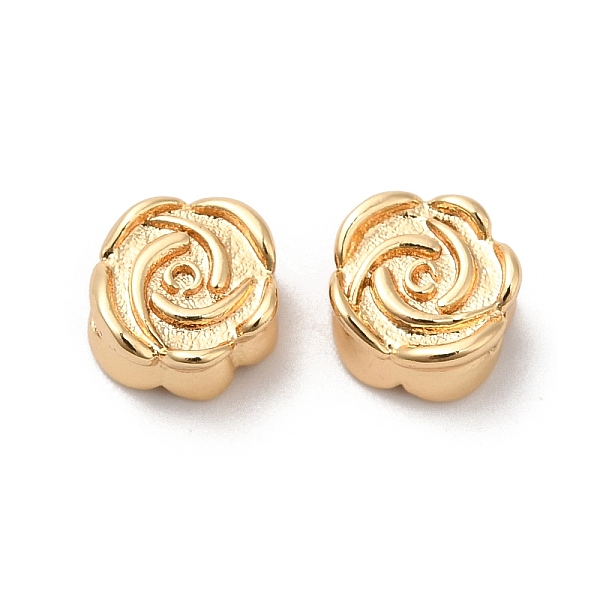 

PandaHall Brass Beads, Flower, Real 18K Gold Plated, 7x7.3x4mm, Hole: 1.8mm Brass Flower