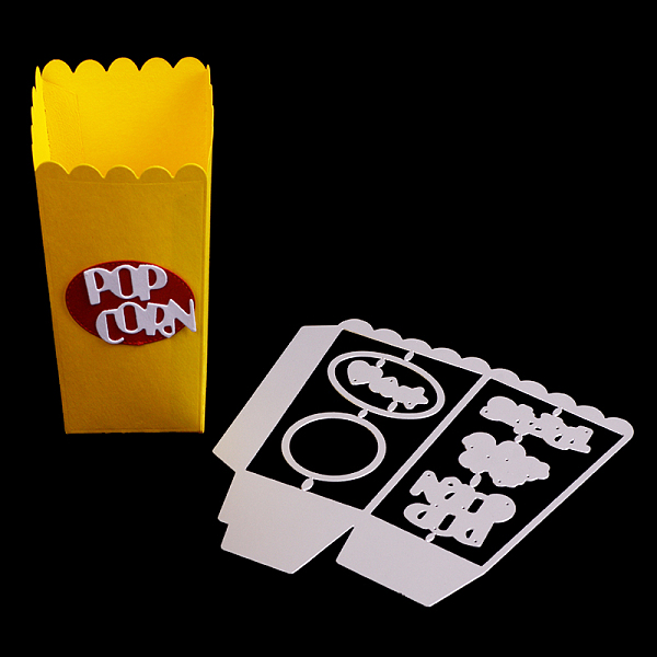 

PandaHall Pop Corn Box Frame Carbon Steel Cutting Dies Stencils, for DIY Scrapbooking/Photo Album, Decorative Embossing DIY Paper Card...