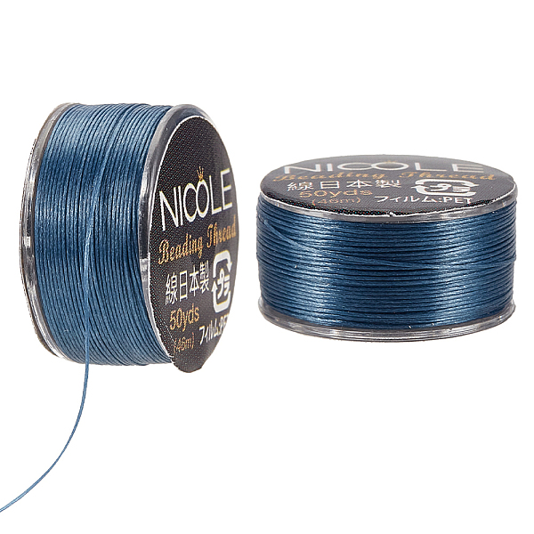 

PandaHall PH 100 Yards 0.1mm Beading String Nylon Seed Bead Thread Bracelet Beading Thread Sewing Thread Nylon Thread String for Leather...