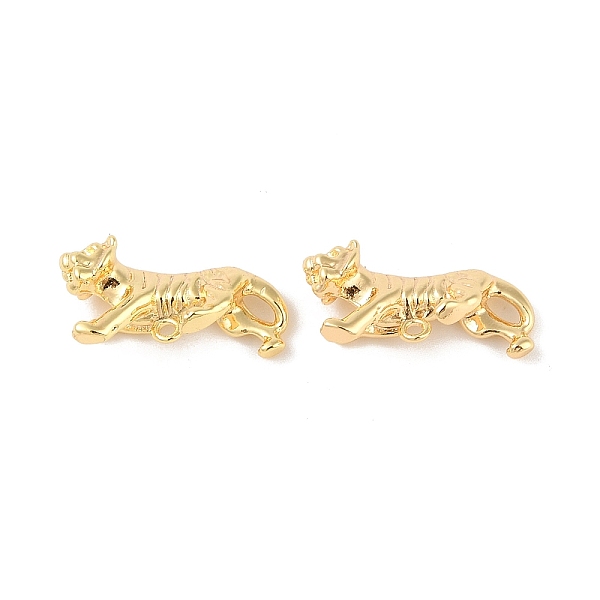 

PandaHall Brass Pendants, Tiger, Real 18K Gold Plated, 9x19.5x6.5mm, Hole: 1.4mm Brass Tiger