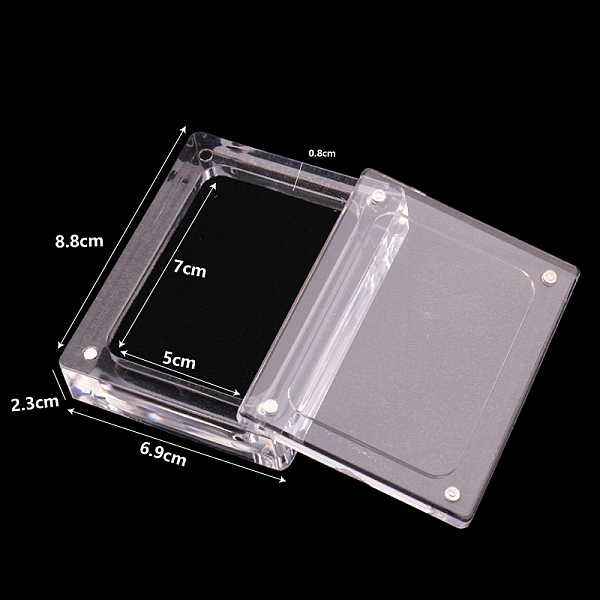 Transparent Acrylic Jewelry Gift Box With Magnetic Clasps