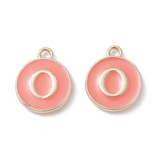 

PandaHall (Defective Closeout Sale Border damaged) Golden Plated Alloy Enamel Charms, Cadmium Free & Lead Free, Enamelled Sequins, Flat..., Pink