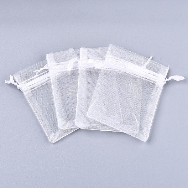 

PandaHall Organza Gift Bags with Drawstring, Jewelry Pouches, Wedding Party Christmas Favor Gift Bags, White, 20x15cm Organza Rectangle...