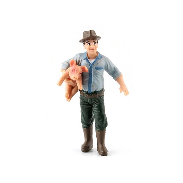 

PandaHall Mini PVC Farm Hand Figures, Realistic Farmer People Model for Preschool Educational Learn Cognitive, Children's Toys, Pig Pattern...