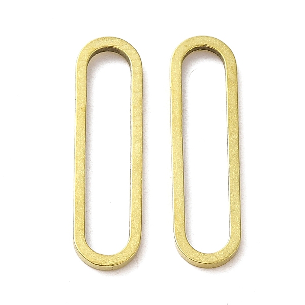 

PandaHall Brass Linking Rings, Golden, Oval, 22x6x1mm, Inner Diameter: 20x4mm Brass Oval