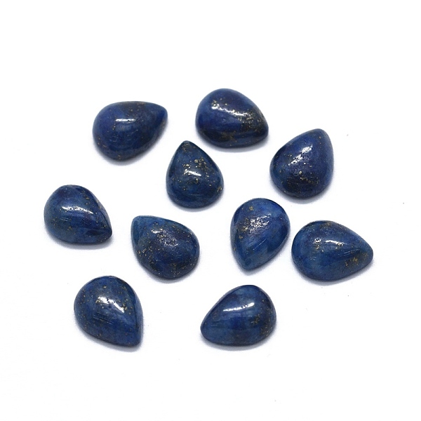 

PandaHall Natural Lapis Lazuli Cabochons, teardrop, 8x6x3mm Lapis Lazuli Teardrop