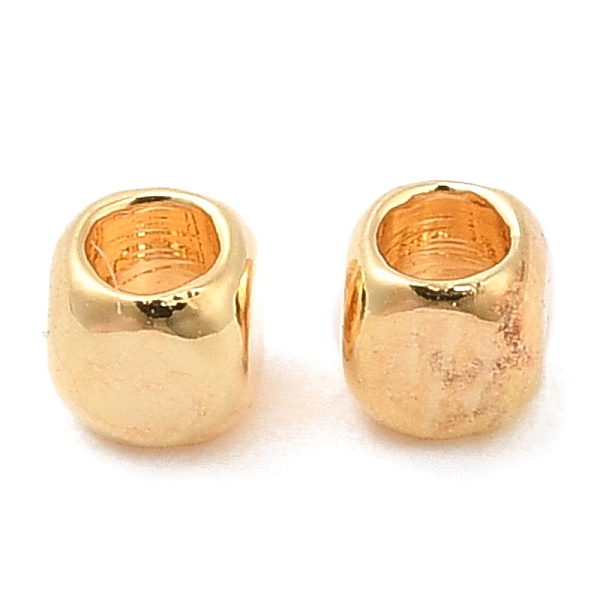 

PandaHall Brass Beads, Cube, Real 18K Gold Plated, 2x2x2mm, Hole: 1.2mm Brass Cube