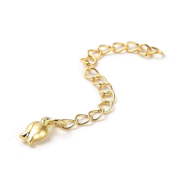 Rack Plating Brass Curb Chain Extender