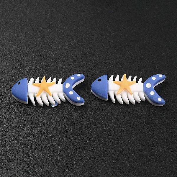 

PandaHall Resin Cabochons, Ocean Theme, Fishbone, White, 14x34x7.5mm Resin Others White
