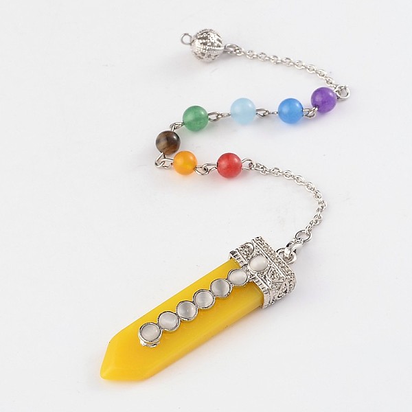 

PandaHall Resin Bracelets Making, with Gemstone Beads and Alloy Findings, Gold, 230mm Resin Gold
