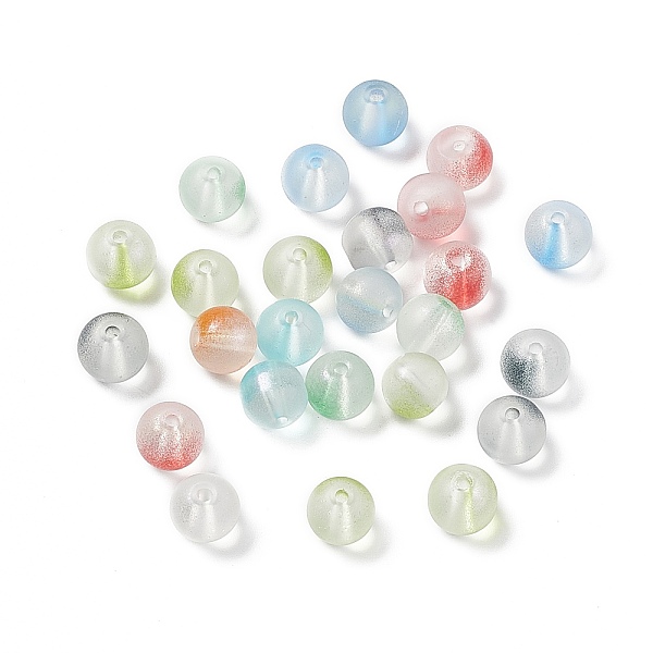 Frosted Glass Beads - image