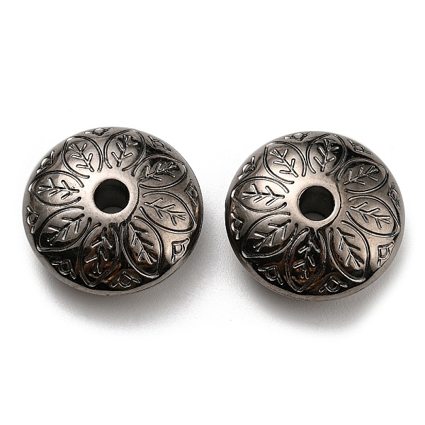 

PandaHall CCB Plastic Beads, Flat Round, Gunmetal, 24.5x10mm, Hole: 4.5mm Plastic Flat Round