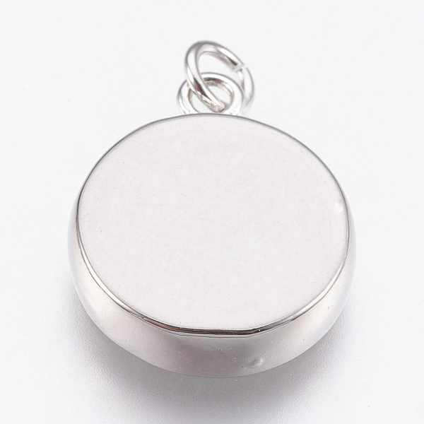 

PandaHall Brass Pendant Cabochon Settings, Plain Edge Bezel Cups, Flat Round, Platinum, Tray: 12mm, 18x14.5x3.5mm, Hole: 2mm Brass Flat...