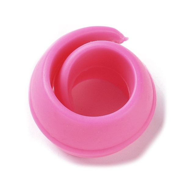 

PandaHall Silicone Thread Spool Huggers, Thread Spool Savers, Bobbin Clips, for Sewing Tools, Prevent Thread Tails from Unwinding, Flamingo..., Pink