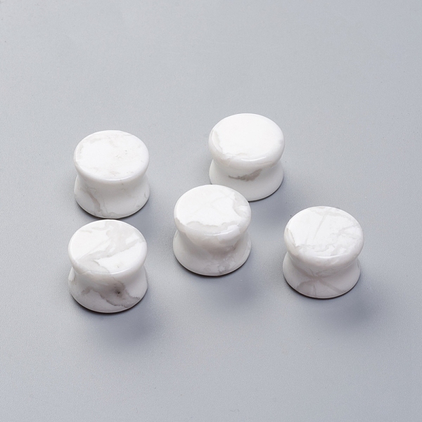 

PandaHall Natural Howlite Beads, No Hole/Undrilled, Column, 16.5x12mm Howlite Column