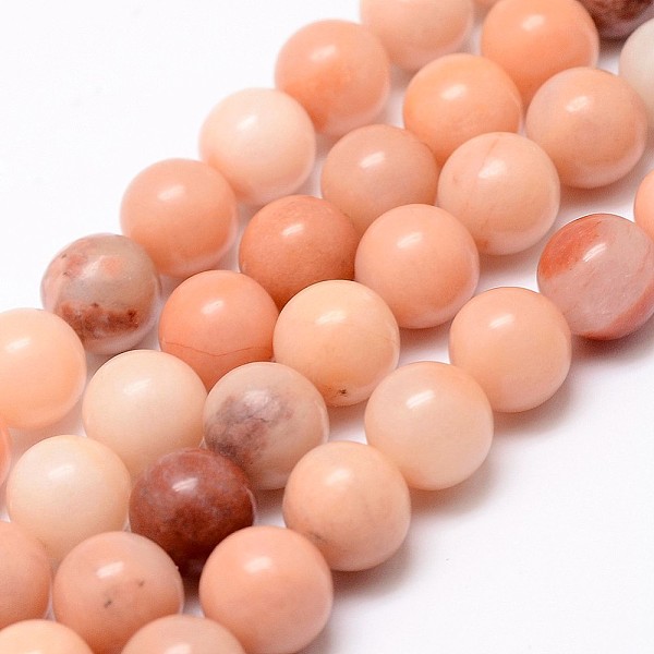 

PandaHall Natural Pink Aventurine Bead Strands, Round, 10mm, Hole: 1mm, about 38~39pcs/strand, 14.9 inch~15.1 inch Pink Aventurine Round