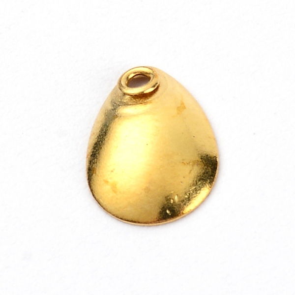 

PandaHall Iron Fishing Lures, Fishing Attractor Spinner Blades, for Hard Lures Worm Spinner Baits Spoons Rigs Making, Teardrop, Golden...