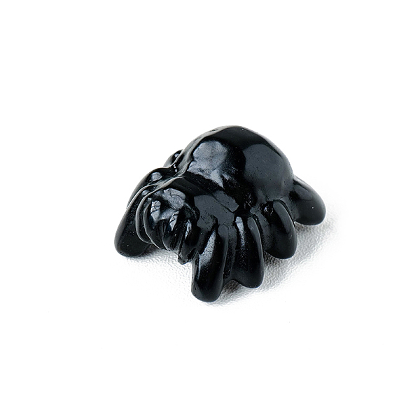 

PandaHall Natural Obsidian Sculpture Display Decorations, for Home Office Desk, Spider, 30x25mm Obsidian Spider